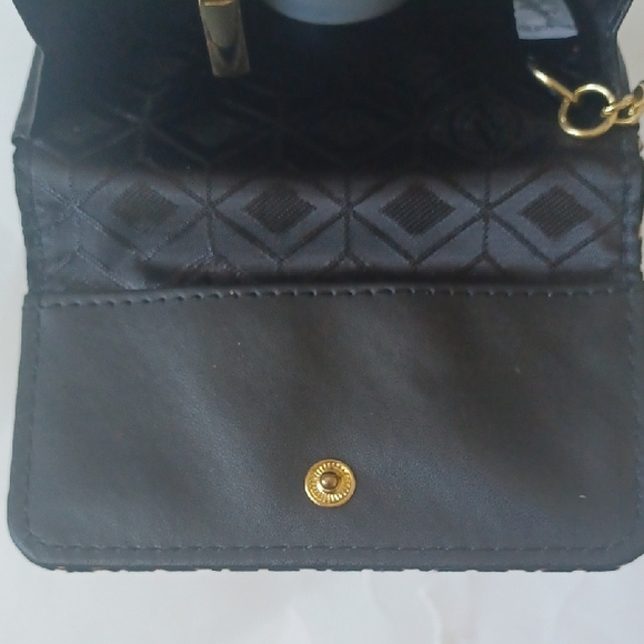 Adrienne Vittadini Black and Gold Wallet - Picture 3 of 6